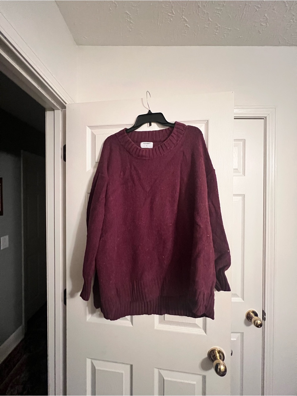 Old Navy Burgundy Crewneck Sweater